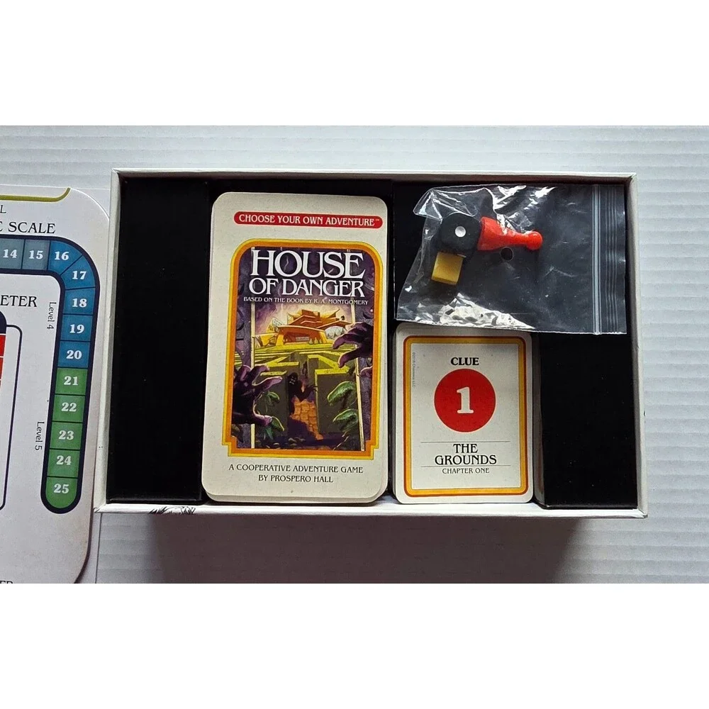 Choose Your Own Adventure House of Danger Board Game 2018 Z-Man Complete